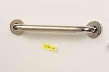 Lengths: 18", 24", 30", 36" 877-S Heavy-Duty Towel Bar 877-18S - 18" (457 mm) 877-24S - 24" (610 mm) Satin finish type 304 stainless steel. Round 1" x 20 gauge (22 x.