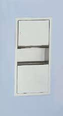 (400 x 1384 x 184 mm) Suggested Mounting Height: 16" from bottom of unit to floor; barrier-free, 4" (406 & 102mm).