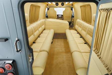 Air-suspension seats with safety belts for ultimate comfort of the driver and front