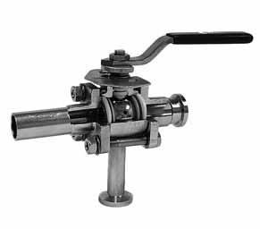 Clean Steam Trap Ball Valves 2-way sanitary Steam Trap valves use body purge port and ball purge holes to direct flow to the trap while shutting off flow downstream.