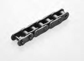 RS-HT Chain has 20% greater tensile strength than RS Roller Chain, and so is ideal for applications requiring high tensile strength and low elastic elongation. Max. allowable load Min.
