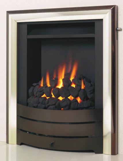 However when fitted with a modular coal or pebble fuel bed, the appearance is of a full