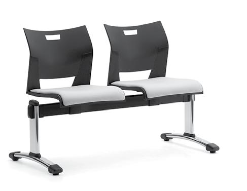 Duet beam seating consists of upper seat units (models 6690, 6691, 6692, 6693, 6697 and 6698) including mounting brackets and all hardware necessary for attachment to beam.
