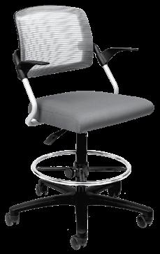 Multi-purpose models standard with Global s high quality Soft Descent pneumatic lift which slowly and gently lowers the seat height of the chair making it easy to obtain the exact seat height you