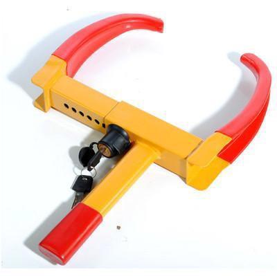 OTH - 4 WHEEL SAFETY LOCK ITEM LOCATION: ANTI-THEFT LOCKING WHEEL CLAMP/LOCK BOOT Wheel clamps are provided for each