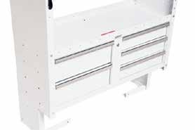 SECURED STORAGE Add extra security and theft-resistance for valuable tools and equipment with WEATHER GUARD Secure Storage shelf units. Multiple door and drawer modules easily assemble into shelving.