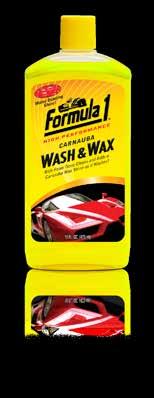 Carnauba Wash & Wax shines as it cleans, keeping cars