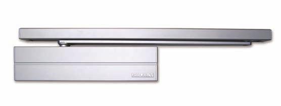DC500 and DC700 CAM Motion Surface Mounted Door Closer The ASSA ABLOY DC500 and DC700 is a compact shaped, surface mounted adjustable spring strength cam action door closer which has a reduced