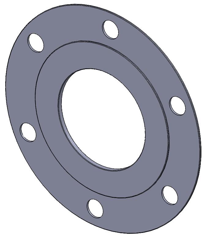 The TM Gasket is compatible with all flat-face and raised-face flanges of pipe, valves and fittings that use flanges compatible with ANSI/AWWA C115/ A21.15, ANSI/AWWA C110/A21.10, ASME B16.