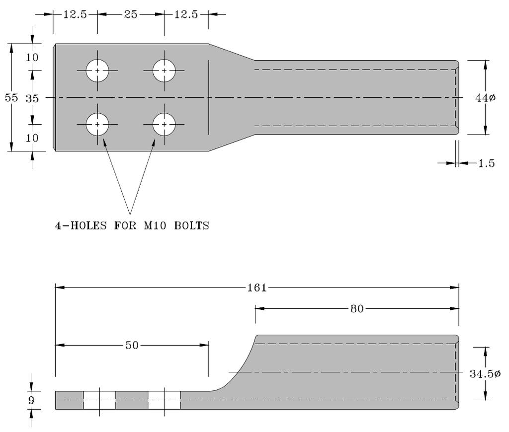 Figure 8: 4-Holes Terminal Lug