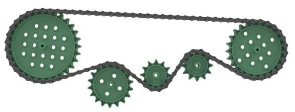 Would you expect a spur gear meshing with a worm gear to work well? 4. True or false: Rack gears, together with spur gears, can be used to convert between linear and rotational motion. 5.