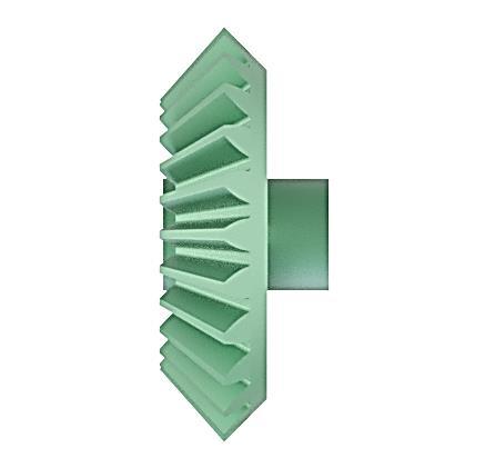 1.2 Bevel Gears A bevel gear could be interpreted as a hybrid between a spur gear and a cone.