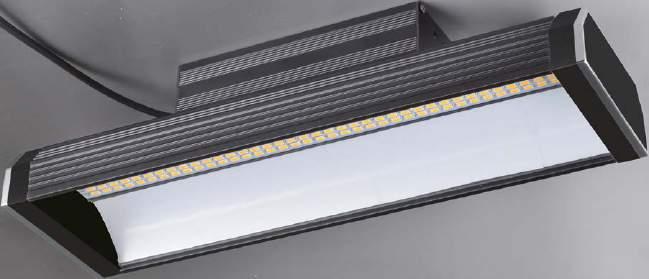 COMMERCIAL LIGHTING Linear Low Bay LOW BAY WITH 5 MTR SUSPENSION KIT 120 BEAM ANGLE FIXING BRACKET ALSO AVAILABLE IP20 WATTAGE LUMENS COLOUR SIZES LB30-4K LOW BAY - 30W 30W 3060 4000K 350 x 103 x