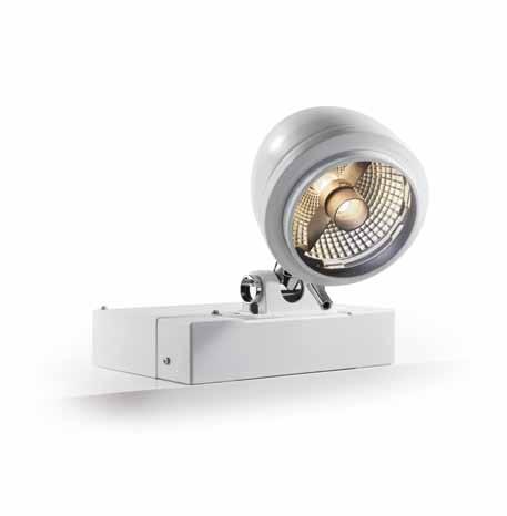COVE PROJECTOR ACCESSORIES Red 49950 Projector for metal halide lamps. Feeder body and optic body made of painted metal. Die-cast aluminium front ring and articulated joints.