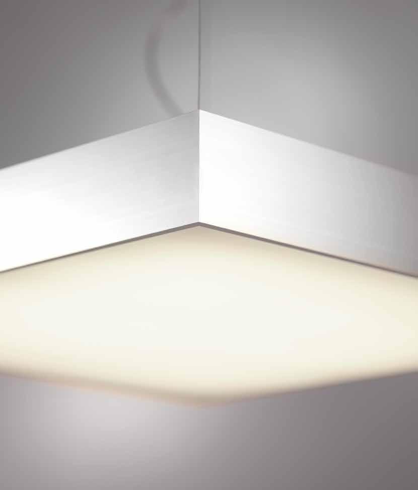 LITE-BOX design VCA-Vannini Cesaretti Architetti Boxes of light, ceiling-mounted or suspension fixtures for fluorescent lamps.