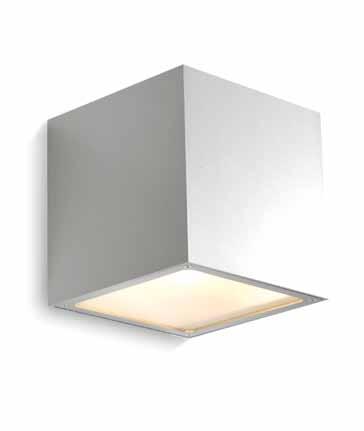 Q-BO WALL Wall mounted fixture with direct or direct/indirect light emission for halogen or metal halide lamps.