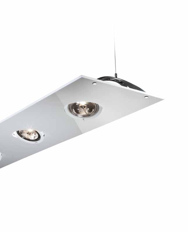 SHERAZADE PLANAR MODULES QR111 DR111 SUPPLY COLOUR LENGTH CODE Multi-lamp or source-free planar modules to be installed as a single suspension or in a system configuration.