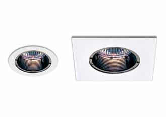 Recessed mini downlight for wall or ceiling installation for monochromatic sources. Diecast aluminium finned body to ensure perfect heat dissipation. Hreaded ring nut for quick installation.
