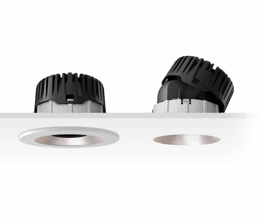 CCTLed ARCHITECTURAL MINI CLASSIC TRIMLESS TWO OPTICAL SYSTEMS CCTLed Architectural Mini is fitted with two different optical systems.