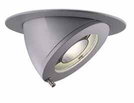 and discharge lamps, with round and square finishing rings and with an original curved