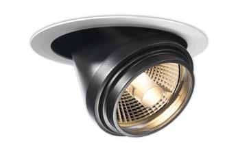 MAGMA EXTRACTABLE Extractable recessed projector for metal halide lamps. Die-cast aluminium body painted black. Outer ring made of die-cast aluminium painted black.