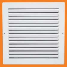 Grilles Aircell Polymer Grilles S / D / G / A / T / E dba is noise level based on a room absorption of 8dB.