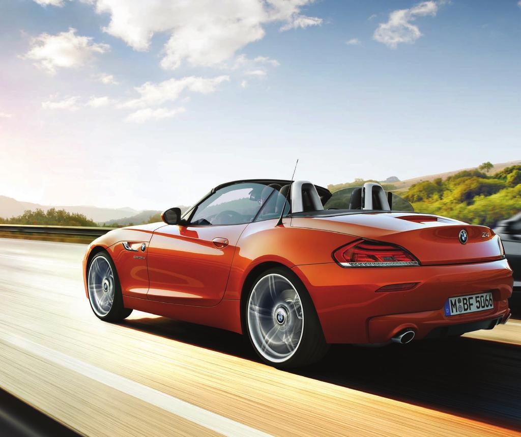 ROADSTER. OUTRUN THE ORDINARY. A stunning example of BMW design, the Z4 Roadster evokes the 507 roadster of the Fifties.