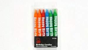 21414 Case Weight: 14 Happy Birthday Candles - 12 pk 21733 Case
