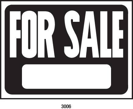 Property Sign 10-Pack 9 x 12 For Sale Signs 3.02 Reg. 3.36 / #11010-KWI or #11010-SCI.