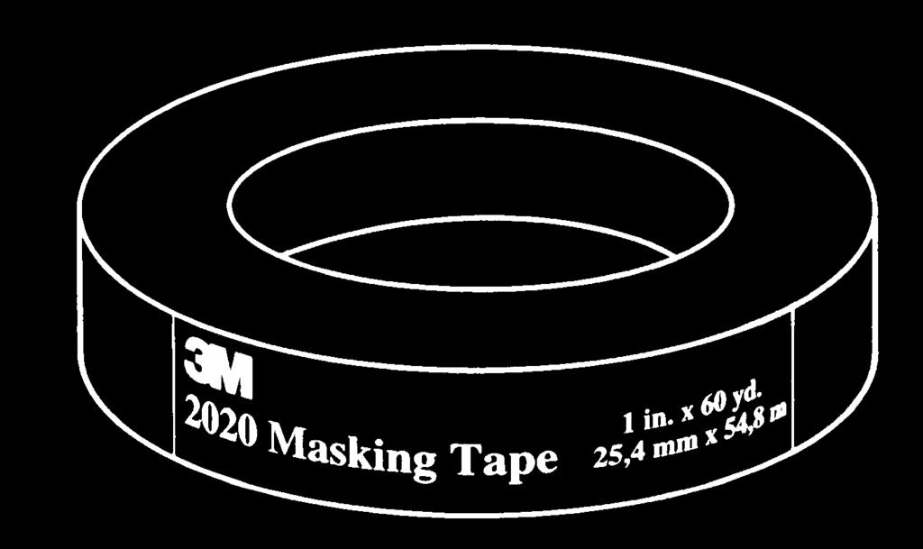 Masking Tape 1.97 1.77 2080-2A 2 60-Day Delicate Surface Masking Tape 8.