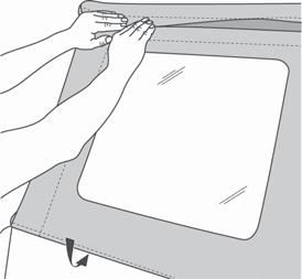 Attach Quarter Window Zippers Start the zipper on the Quarter Window