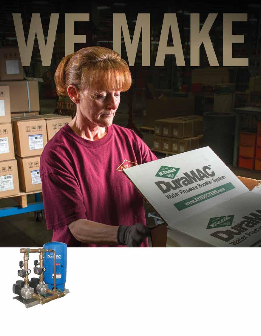 Debra Arnold Plant Worker 12 Years of Service The sound of quality. Simple. Versatile. Effective. Our DuraMac Booster Pump and complete line of boosting products are unsurpassed.