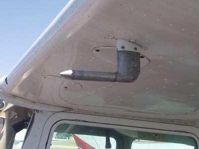 a Pitot static tube used for establishing airspeed.