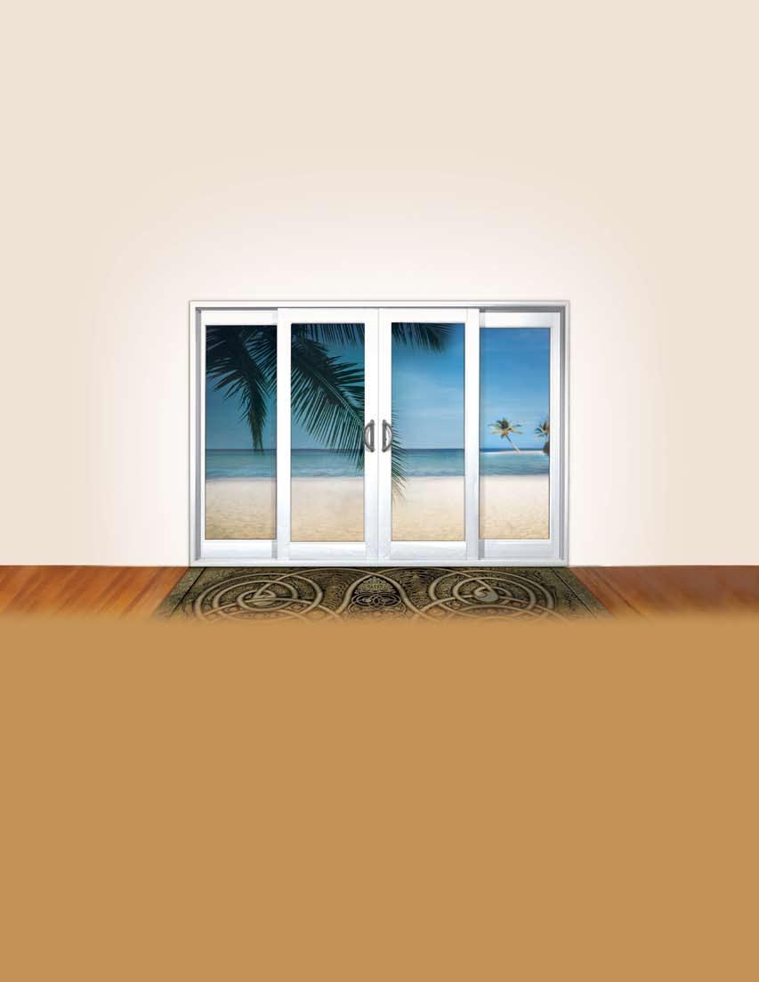 A Masterpiece of Technology and Design Series 5600 Sliding Door The Lanai Series 5600 Sliding Door comes with heavy duty
