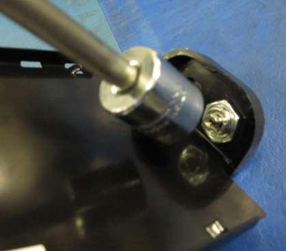 Tighten the nut with socket tool Screw the assembly
