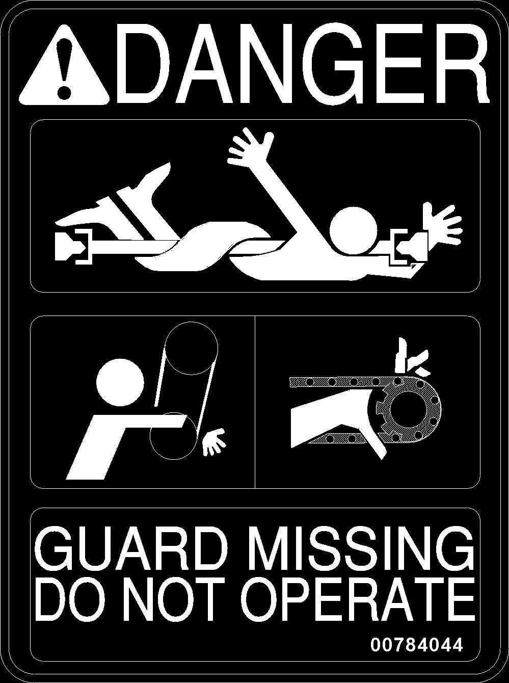10: Danger Guard Missing P/N