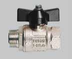 093 ball valve, full flow SIZE PRESSURE CODE PACKING 1/4" (DN 8) 50bar/725psi 0930014/N 15/165 3/8" (DN 10) 50bar/725psi 0930038/N 15/165 1/2" (DN 15) 50bar/725psi 0930012/N 12/96 3/4" (DN 20)