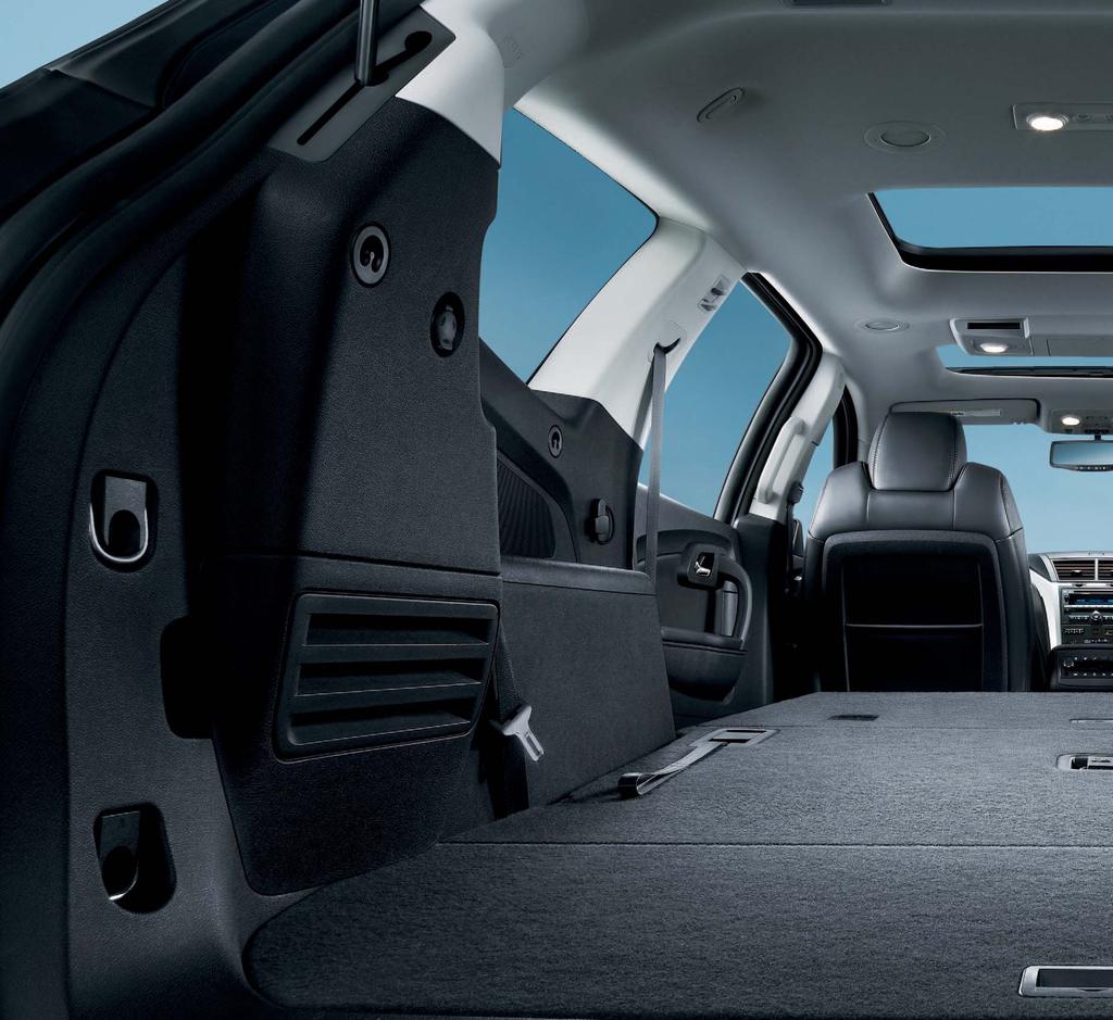 Versatile Storage 87.1" Cargo Space. Traverse has more space than you ll find in many full-size SUVs.