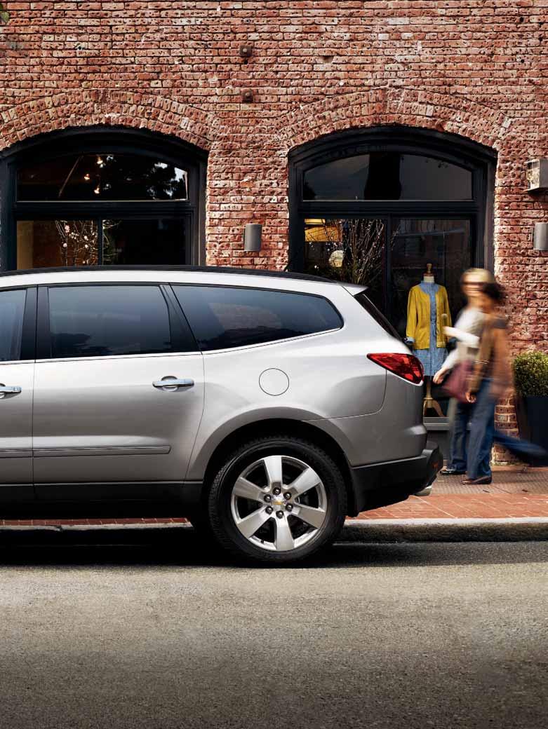 30% More Cargo Space Than Honda Pilot. Traverse offers both beauty and tremendous capability, with 116.4 cu. ft. of storage space.