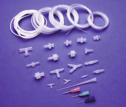 Micro Tubing and Connector Kit, Syringe Needles CONNECTORS & VALVES Micro Tubing and Connector Kit, Syringe Needles Parts and Accessories Components listed at right are included in