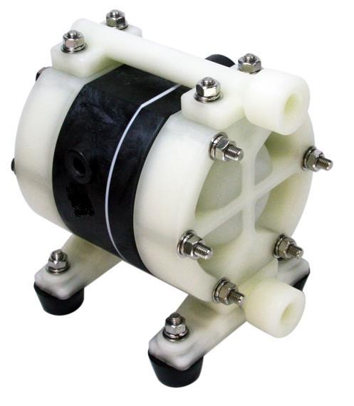 TC-X 102 Series Standard Diaphragm Pumps with 3/8" Connections Maximum Air Inlet Pressure: 1 to 22 L/min. (6 GPM) 1.0 mm 0.