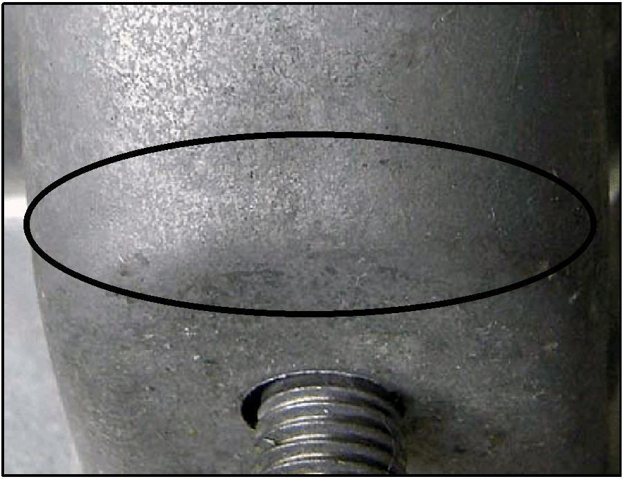 If necking is light (almost no crease visible or not continuous along the radius of the part.), no repairs are required.