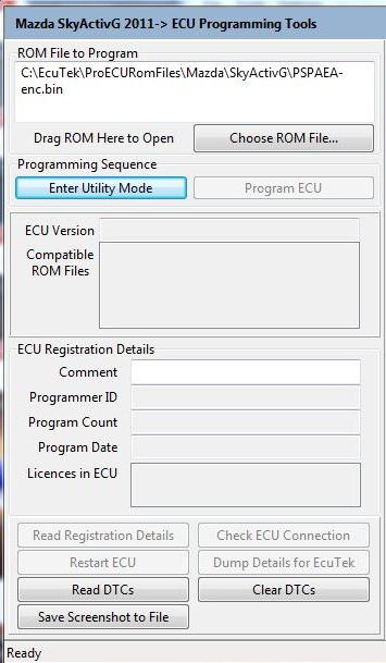 PROGRAM ECU. 23. Follow the prompts given by EcuTek to complete the flashing process.
