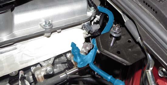 Using a lint free shop rag, clean the area around the intake ports and cover the ports