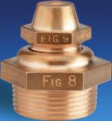 FUSILE PLUGS Figure 5 and figure 8 Fusible Plugs are used to protect internally fired steam boilers.