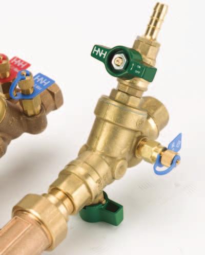 HOOK-UP II Commissioning Set djusts and sets the flow rate with proven high accuracy. Customers can opt for manually set FODRV valve or a motorised FODRV valve (left).