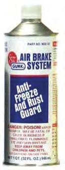 IMPORTANT: To Avoid Cold Weather Freeze-up Important WirelessAIR To avoid COLD WEATHER FREEZE UP: Add 4 oz. (1/2 cup) of GUNK Brand AIR BRAKE ANTI FREEZE Directly into each flex member.