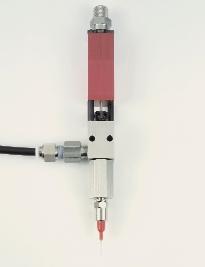 AirPulse TM Small Dot Positive Displacement Valve APD2 The APD2 is an excellent solution for small dot or small bead dispensing while utilizing a positive displacement metering system.