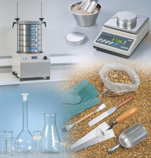 Laboratory Equipment 78 Load Measurement 78 Drying and Weighing 79 Test Sieves 80 Sieve Shakers 81 Laboratory Hardware 82 Glass and Plastic Ware