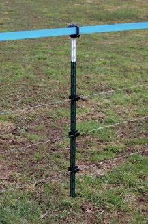 The corner or solid fence post forms the framework of your fence. These posts must be very stable since they need to withstand the physical tension of the pasture fence material. 3.